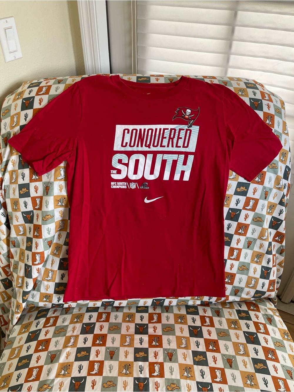 Nike Red Tampa Bay Buccaneers 'Conquered The South' Short Sleeve Tee